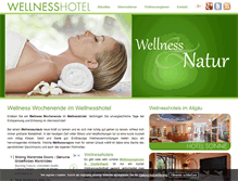 Tablet Screenshot of ewellnesshotel.com